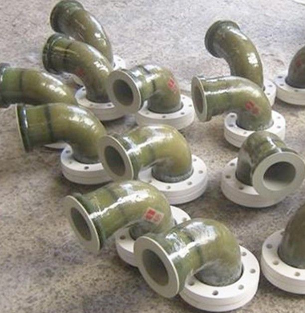 Thermoplastic lined FRP piping for chemical and water treatment applications